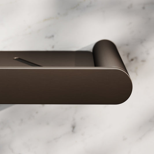 Luxe Deep Bronze Bathroom Shower Storage Shelf