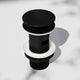 Luxe Matte Black Slotted Click Clack Basin Waste