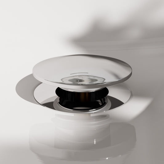 Luxe Chrome Slotted Click Clack Basin Waste
