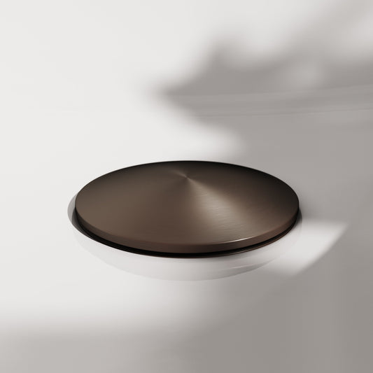 Luxe Deep Bronze Slotted Click Clack Basin Waste