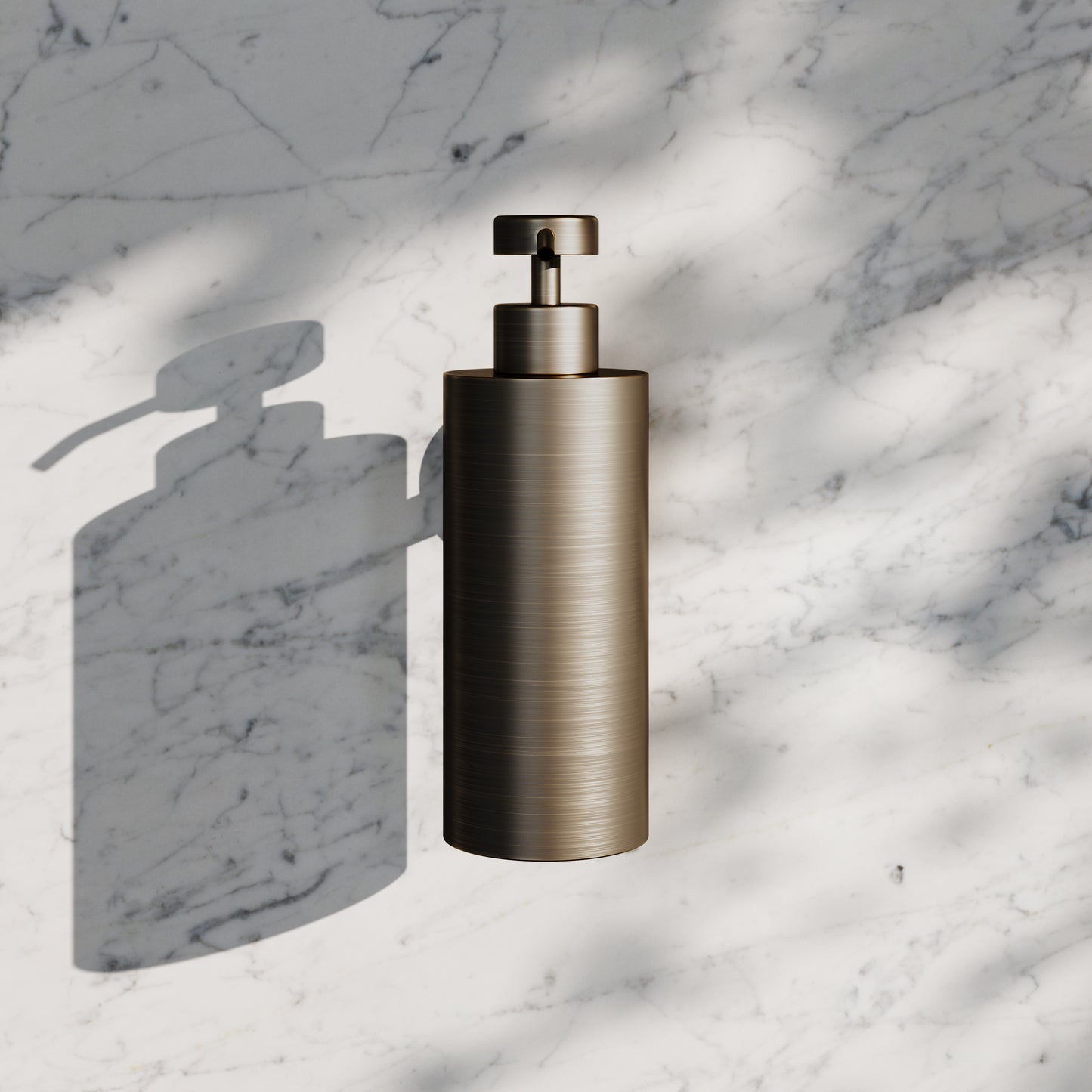 Luxe Brushed Bronze Wall Mounted Soap Dispenser