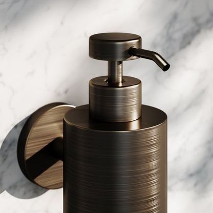 Luxe Brushed Bronze Wall Mounted Soap Dispenser