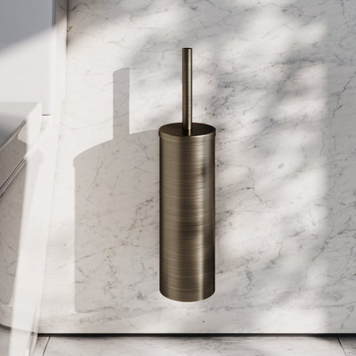 Luxe Brushed Bronze Wall Mounted Toilet Brush