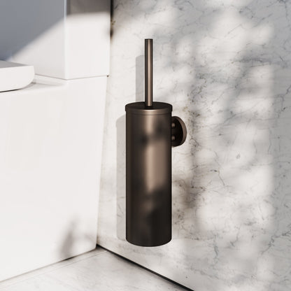 Luxe Deep Bronze Wall Mounted Toilet Brush