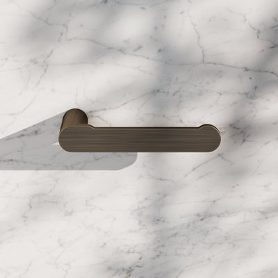 Luxe Brushed Bronze Toilet Roll Holder