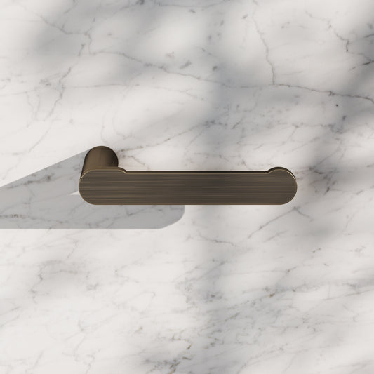 Luxe Brushed Bronze Toilet Roll Holder