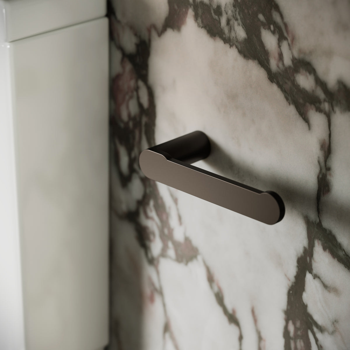 Luxe Deep Bronze Toilet Roll Holder