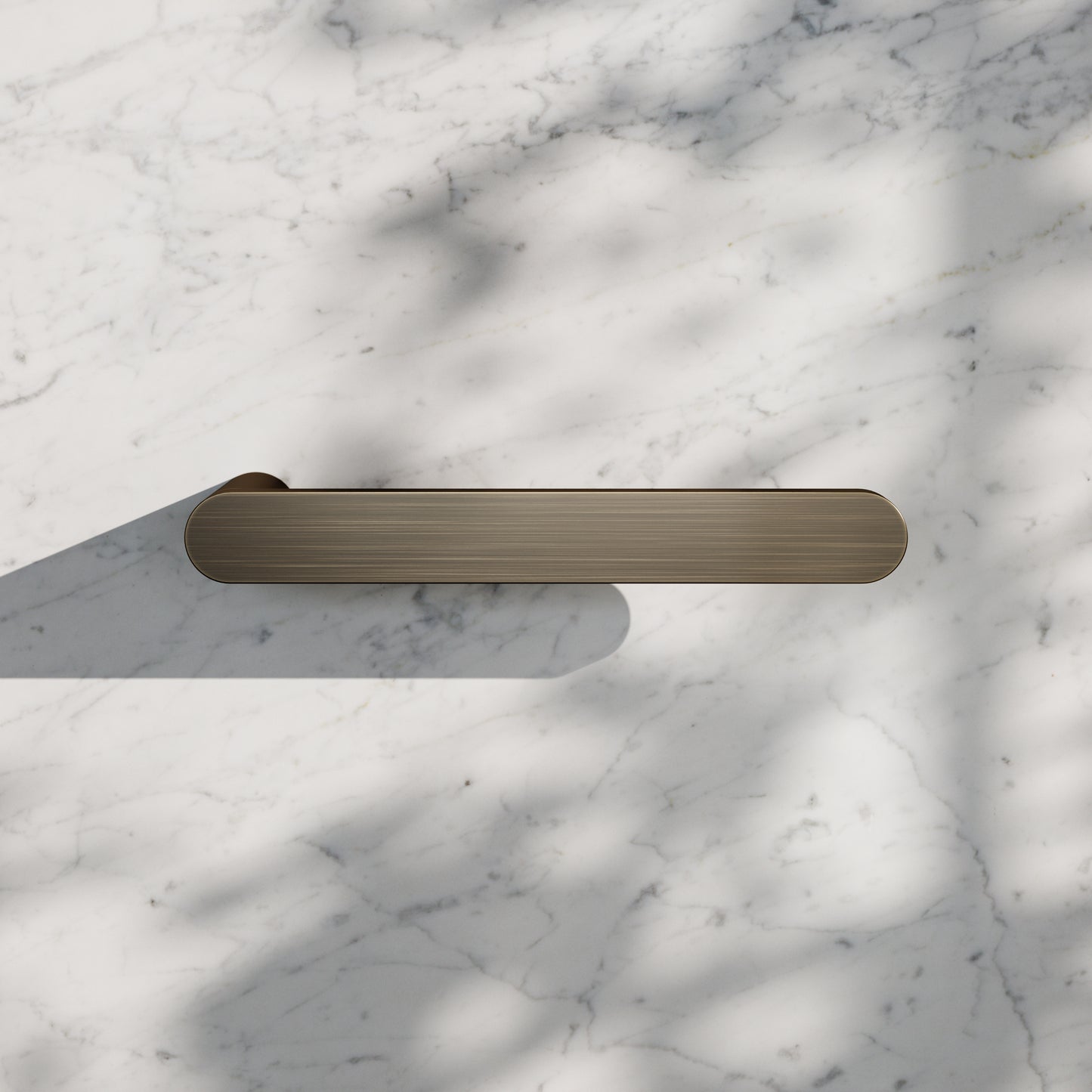 Luxe Brushed Bronze Towel Bar 220mm