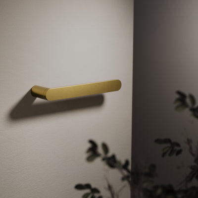 Luxe Brushed Gold Towel Bar 220mm