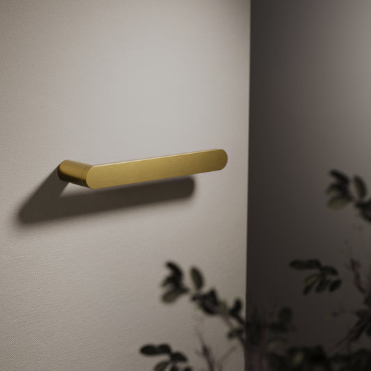 Luxe Brushed Gold Towel Bar 220mm