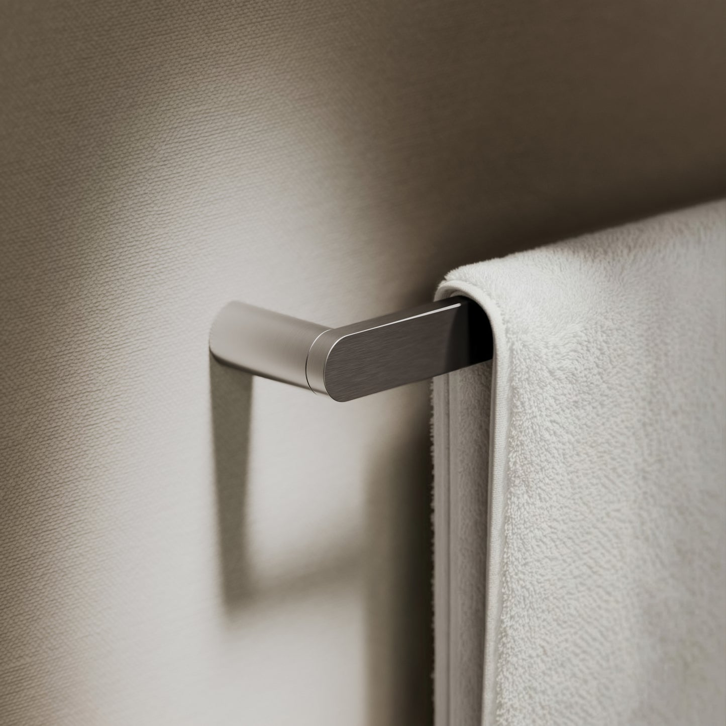 Luxe Brushed Stainless Towel Bar Rail 600mm