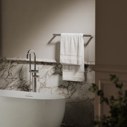 Luxe Chrome Towel Bar Rail 600mm