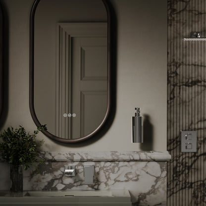 Luxe Chrome Wall Mounted Soap Dispenser