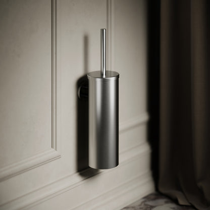 Luxe Brushed Stainless Wall Mounted Toilet Brush