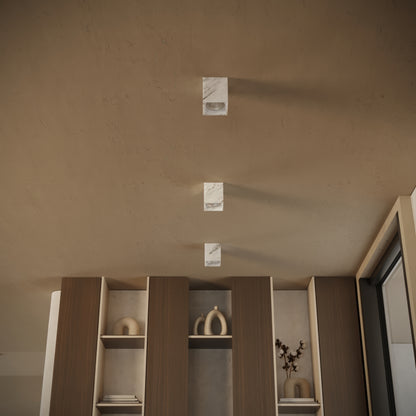 Mastro Volakas Square Ceiling Light 100mm