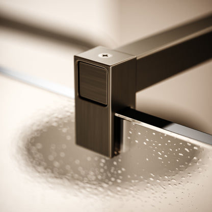 Modular Brushed Bronze Complete Walk In Shower Enclosure - KIT B - All Sizes