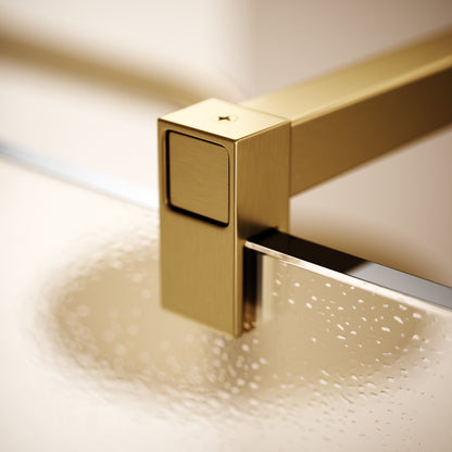 Modular Brushed Gold Shower Screen (All Sizes)