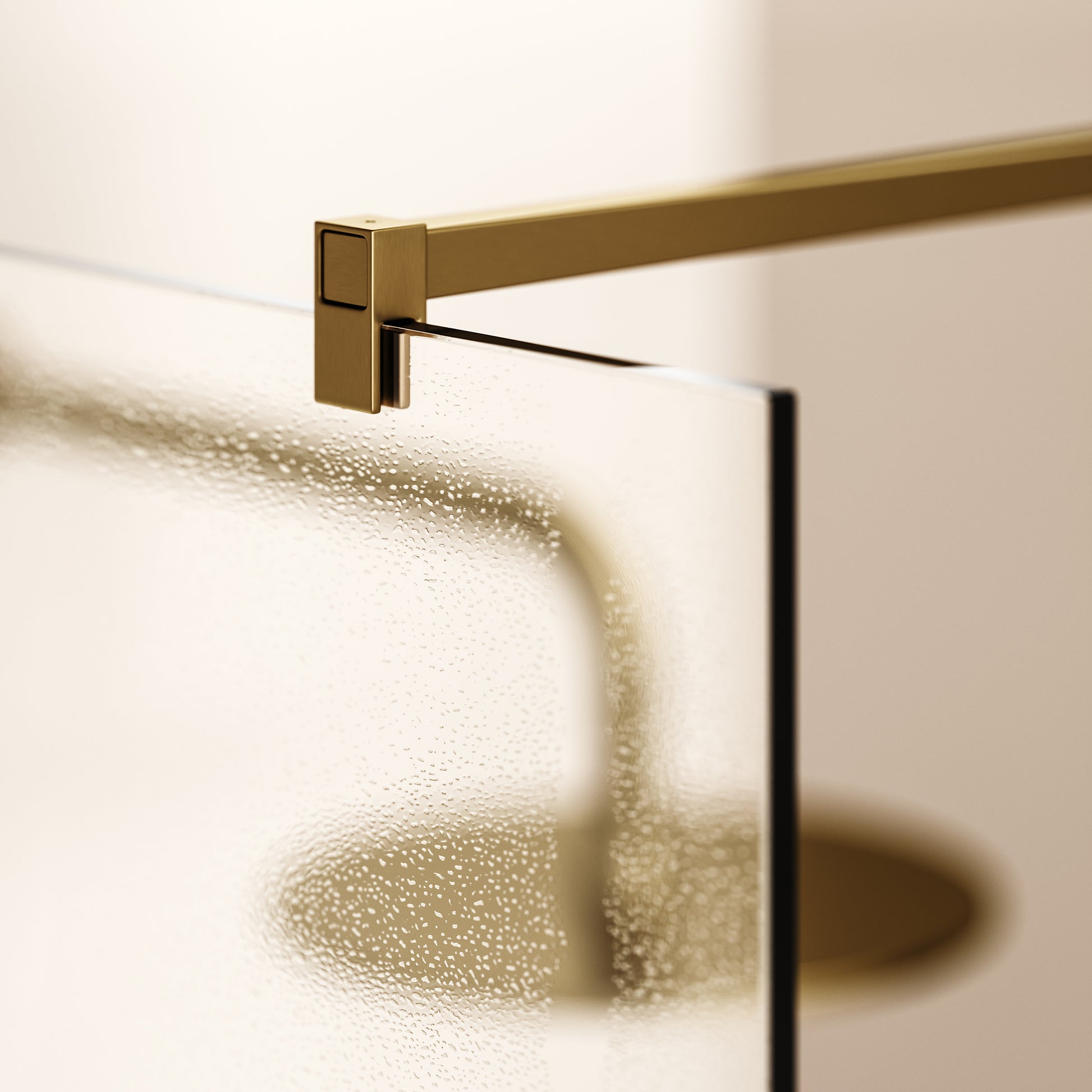 Modular Brushed Gold Shower Screen (All Sizes)