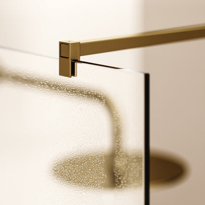Modular Brushed Gold Shower Screen (All Sizes)