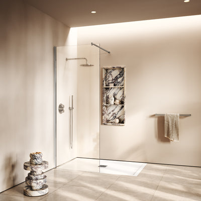 Modular Chrome Shower Screen (All Sizes)