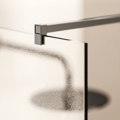 Modular Chrome Complete Walk In Shower Enclosure - KIT A - All Sizes