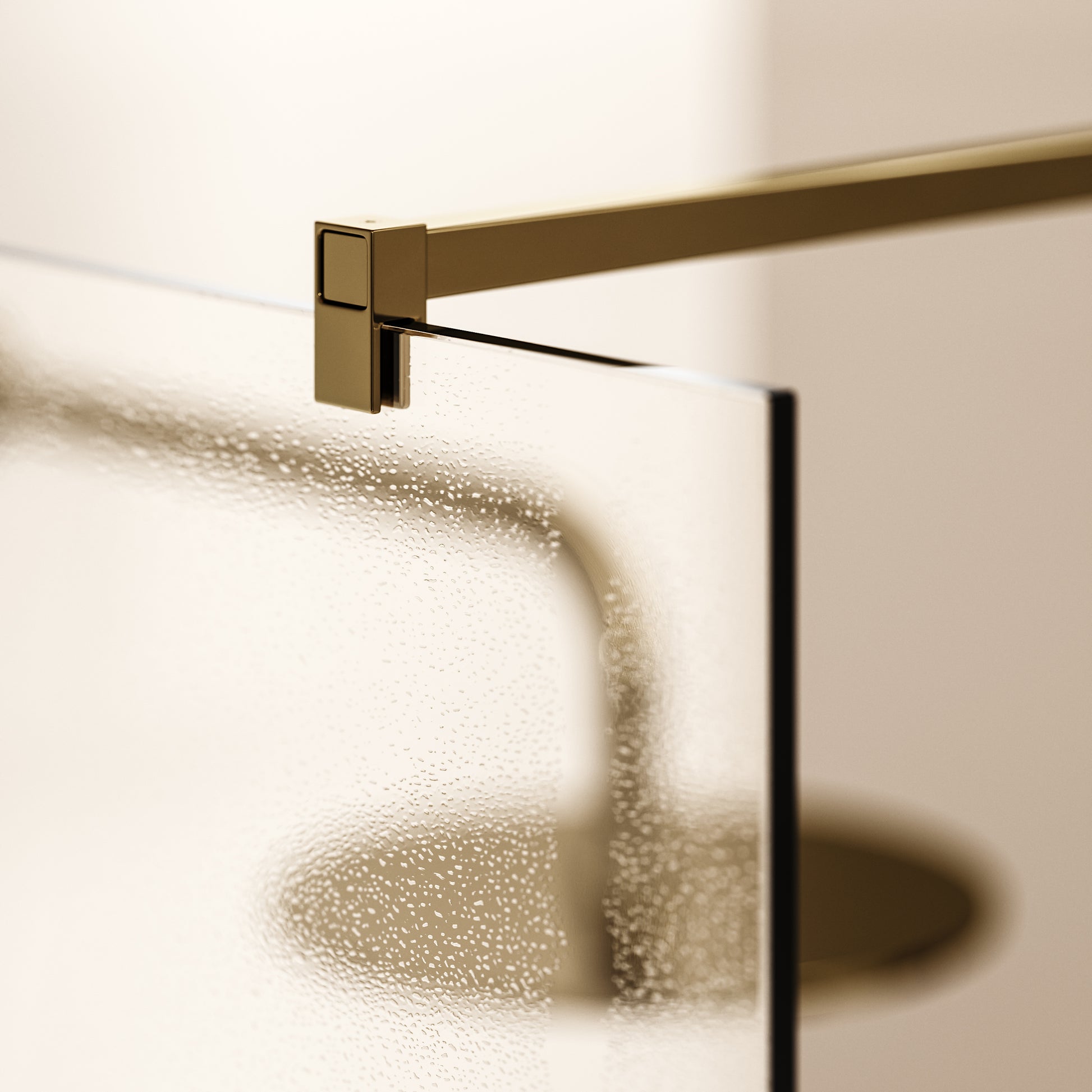 Modular Shower Screen Polished Brass (ALL SIZES)