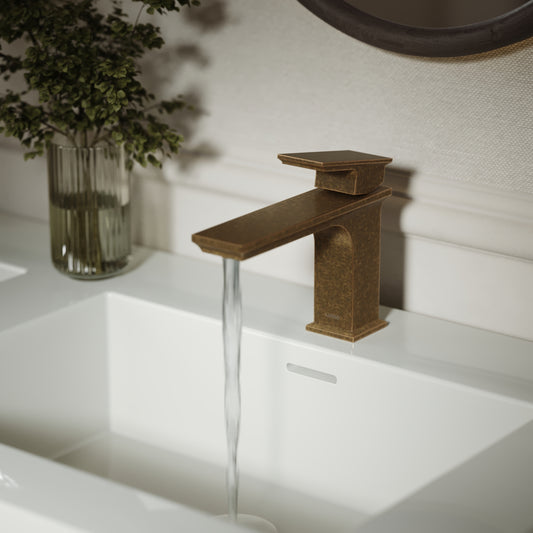 Baroque Aged Bronze Monobloc Basin Mixer Tap