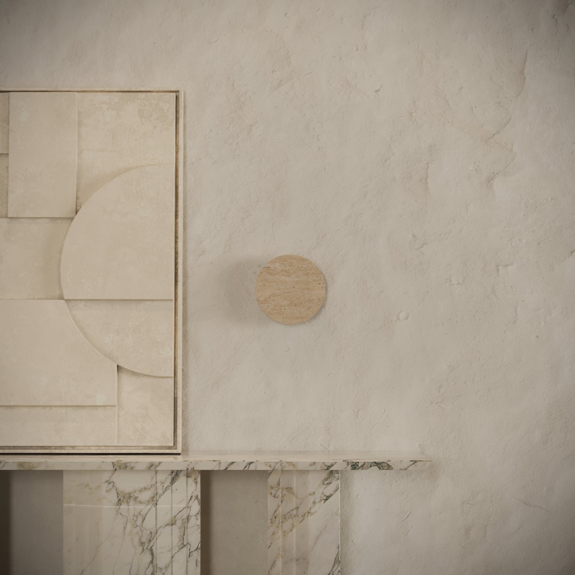 Oro Travertine LED Wall Sconce Light 150mm