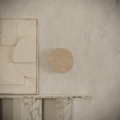 Oro Travertine LED Wall Sconce Light 260mm