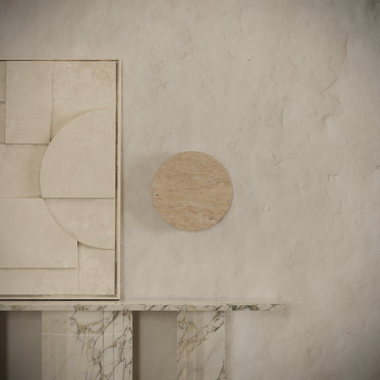 Oro Travertine LED Wall Sconce Light 260mm