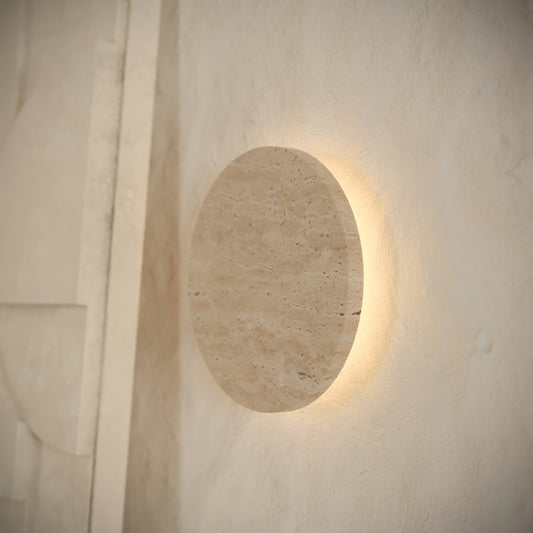 Oro Travertine LED Wall Sconce Light 260mm