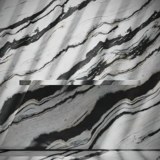 Levitare Panda Marble Ultra Thin Wall Mounted Basin 1200mm (Offset Waste)