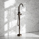 Regal Deep Bronze Crosshead Floorstanding Bath Shower Filler Tap
