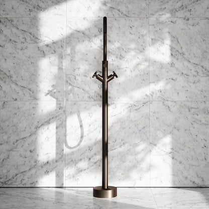 Regal Deep Bronze Crosshead Floorstanding Bath Shower Filler Tap