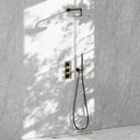 Regal Brushed Bronze Crosshead Thermostatic 2-Way Mixer Shower System