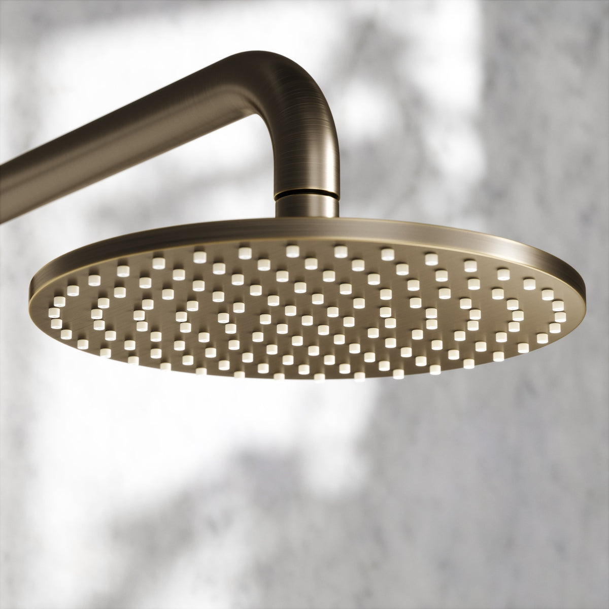 Regal Brushed Bronze Crosshead Thermostatic 2-Way Mixer Shower System