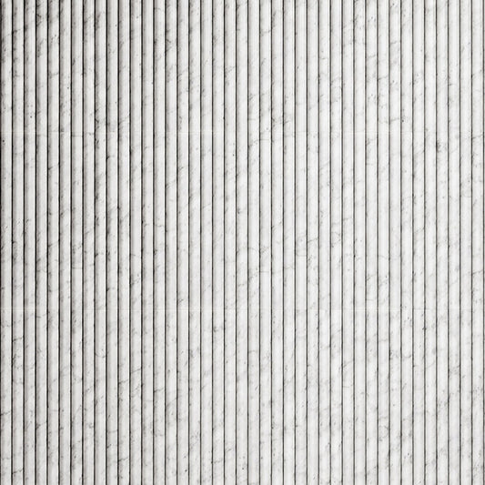 Romano Fluted Carrara Marble Mosaic Tile Sample