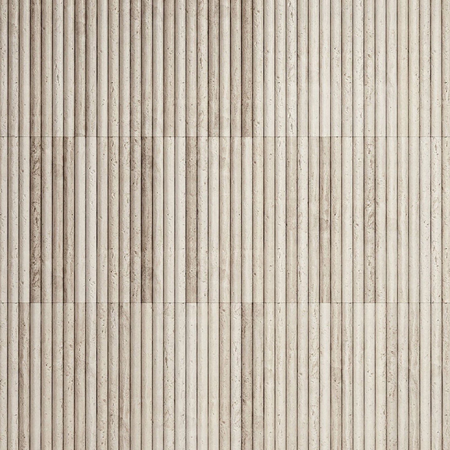 Romano Fluted Travertine Mosaic Tile Sample