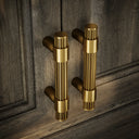 Royal Oak Brushed Gold Deep Flute Pull Bar Handle 150mm