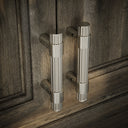 Royal Oak Polished Nickel Deep Flute Pull Bar Handle 150mm