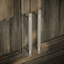Royal Oak Polished Nickel Deep Flute Pull Bar Handle 250mm