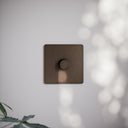 SlimTech Collection Brushed Bronze 1 Gang 2 Way Dimmer Switch