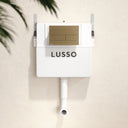 Senza Concealed Dual Flush Cistern with Square Flush Plate