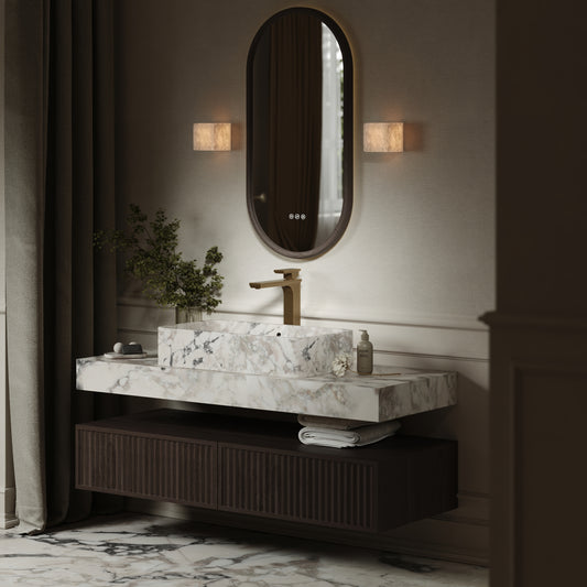 Baroque Aged Bronze Monobloc Tall Basin Mixer Tap