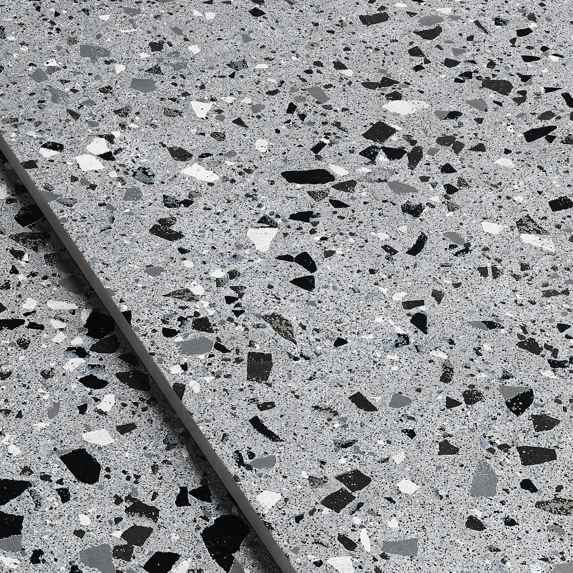 Bellazza Anthracite Terrazzo Porcelain Tile Sample