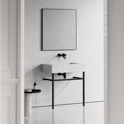 Vernante Carrara Marble Vanity Unit 800mm