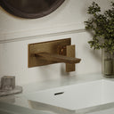 Baroque Aged Bronze Wall Mounted Basin Mixer Tap V2