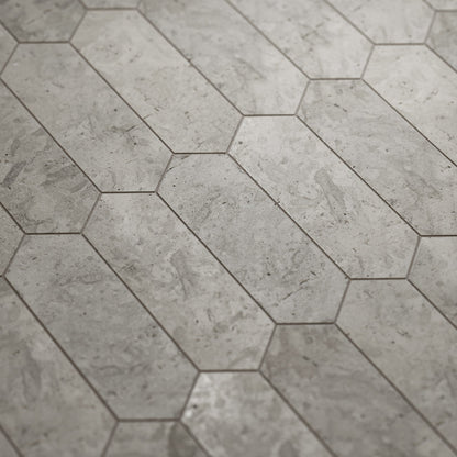 Alessia Tunisian Grey Marble Mosaic Wall Tile