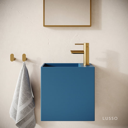 Alto Azure Concrete Wall Hung Basin 400mm