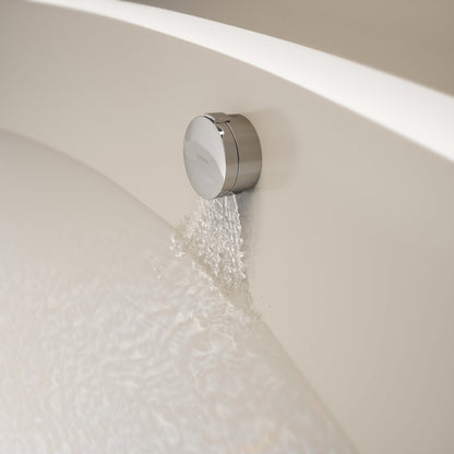 Aquaflow Chrome Overflow Bath Filler Tap & Waste